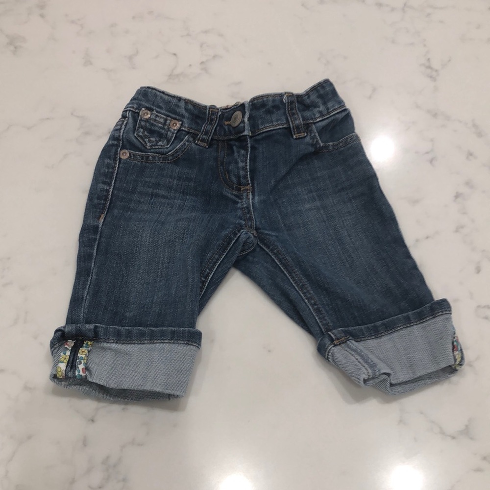 Size 2Y Mini Boden cropped jeans